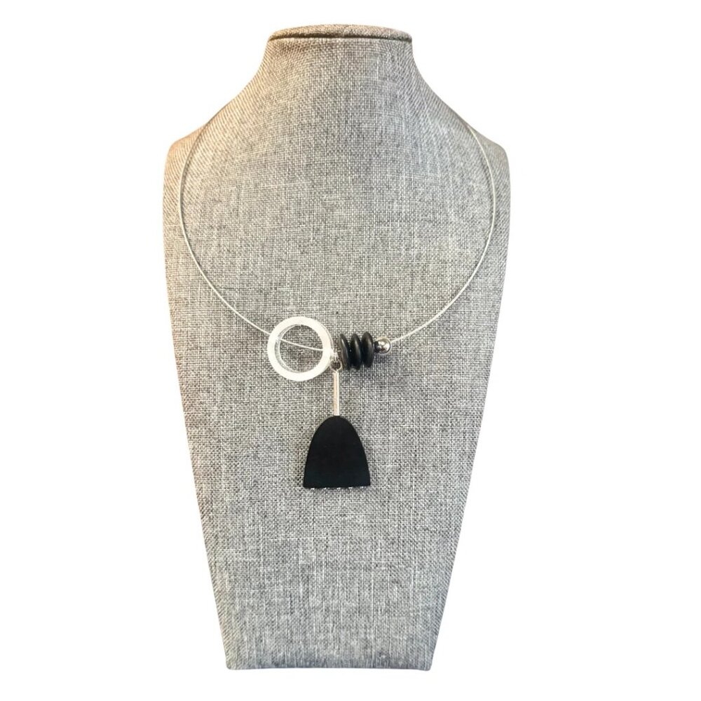 Inteplei Dome Drop Necklace